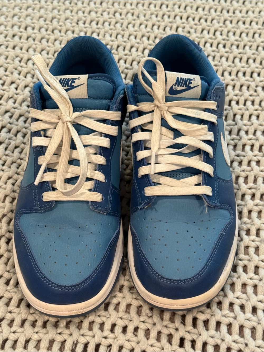 Nike Men's Blue Dunk Low Sneakers